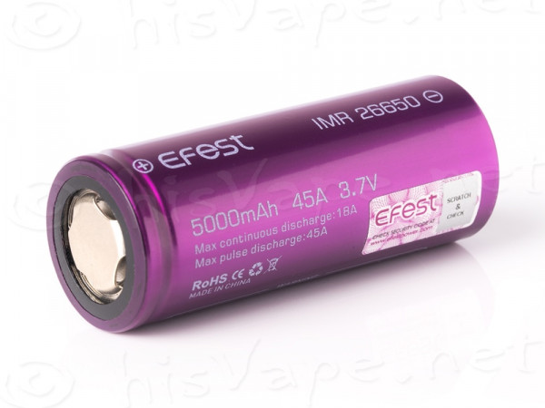 Efest Purple IMR26650 5000mAh