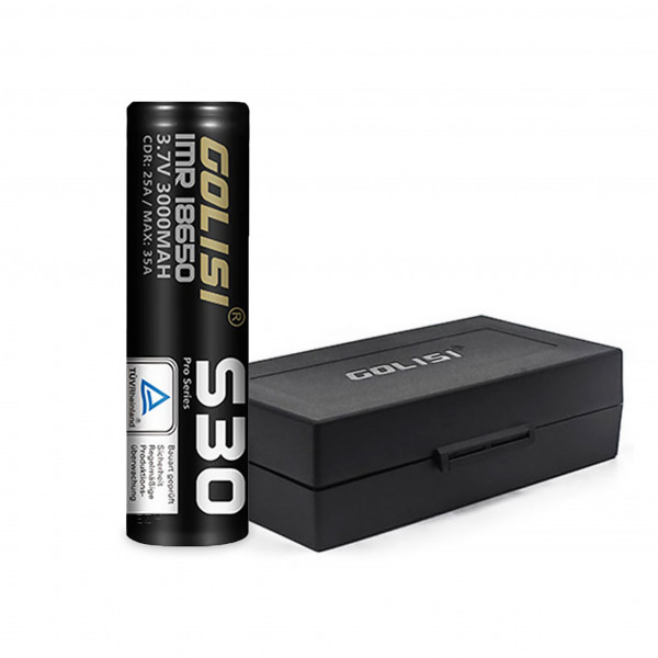 Golisi G30 18650 battery 3000mAh incl. box