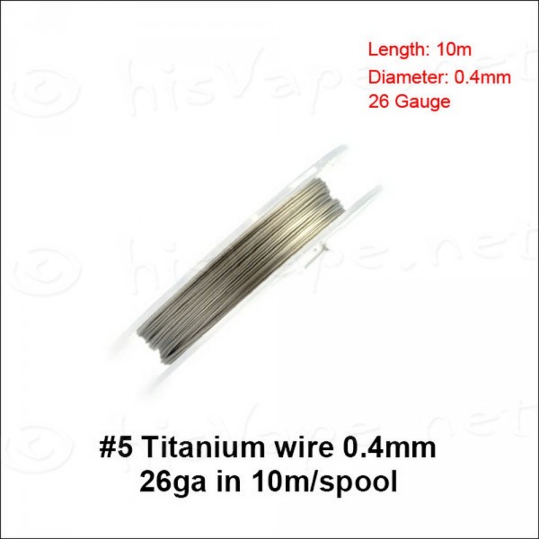 Titanium wire 0,40mm / 10m