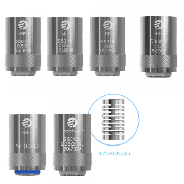 5 x Joyetech BF Replacement Coil Cubis / AIO