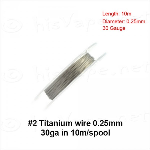 Titanium wire 0,25mm / 10m